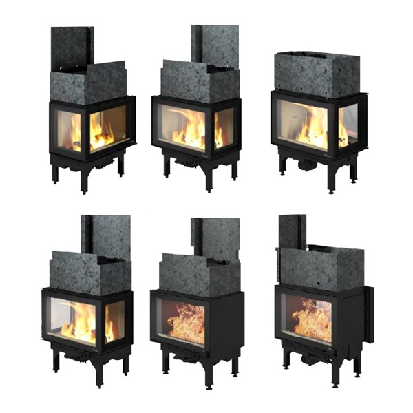 Nordpeis N-29 takkasydänmallit | Nordpeis N-29 fireplace inserts