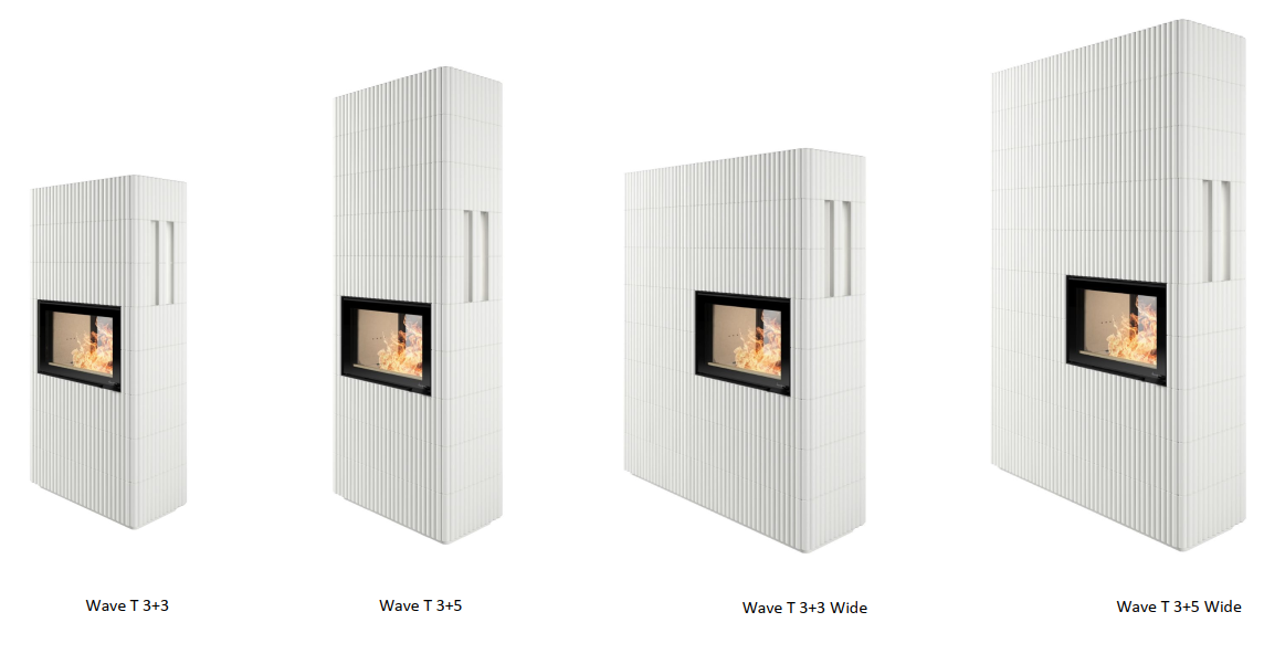 Nordpeis Wave T kiertoilmatakka | Nordpeis Wave T air convection fireplace 