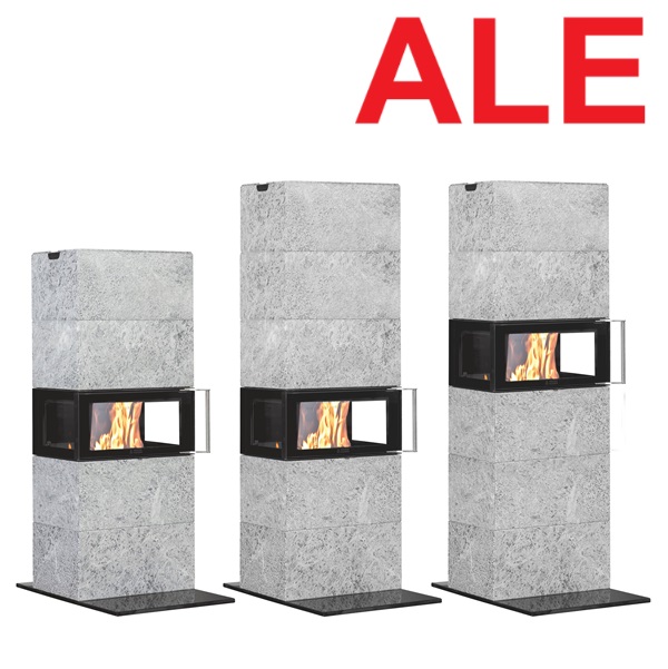 Norsk Kleber Domino -vuolukivitakka | Norsk Kleber Domino soapstone fireplace