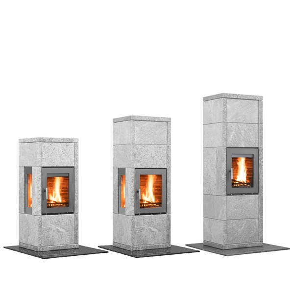 Norsk Kleber Kube vuolukivitakka | Norsk Kleber Kube soapstone fireplace