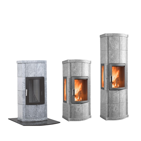 Norsk Kleber Merethe vuolukivitakka | Norsk Kleber Merethe soapstone fireplace