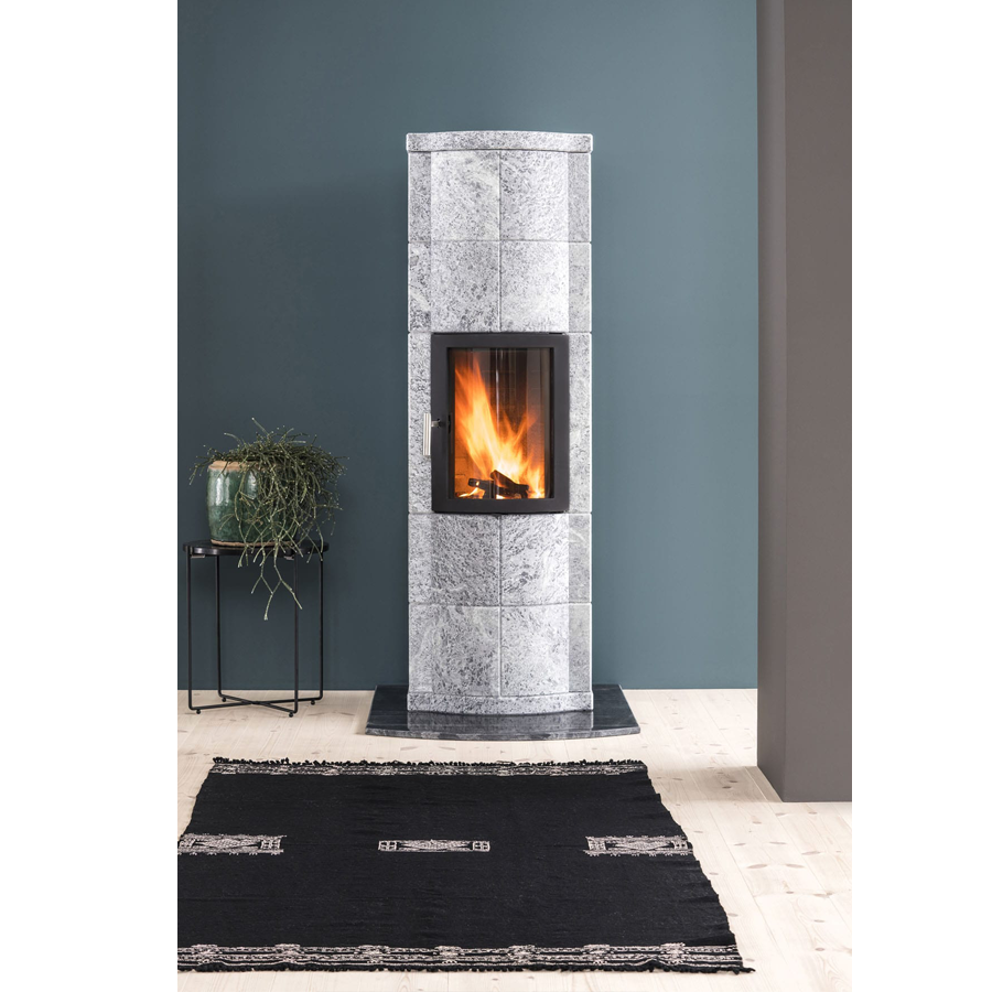 Norsk Kleber Merethe vuolukivitakka | Norsk Kleber Merethe soapstone fireplace