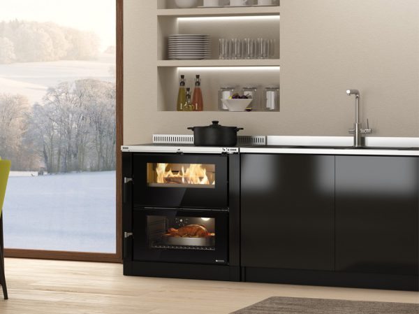 La Nordica Verona XXL -puuhella keraaminen keittotaso | La Nordica Verona XXL woodburning cooker ceramic cooktop