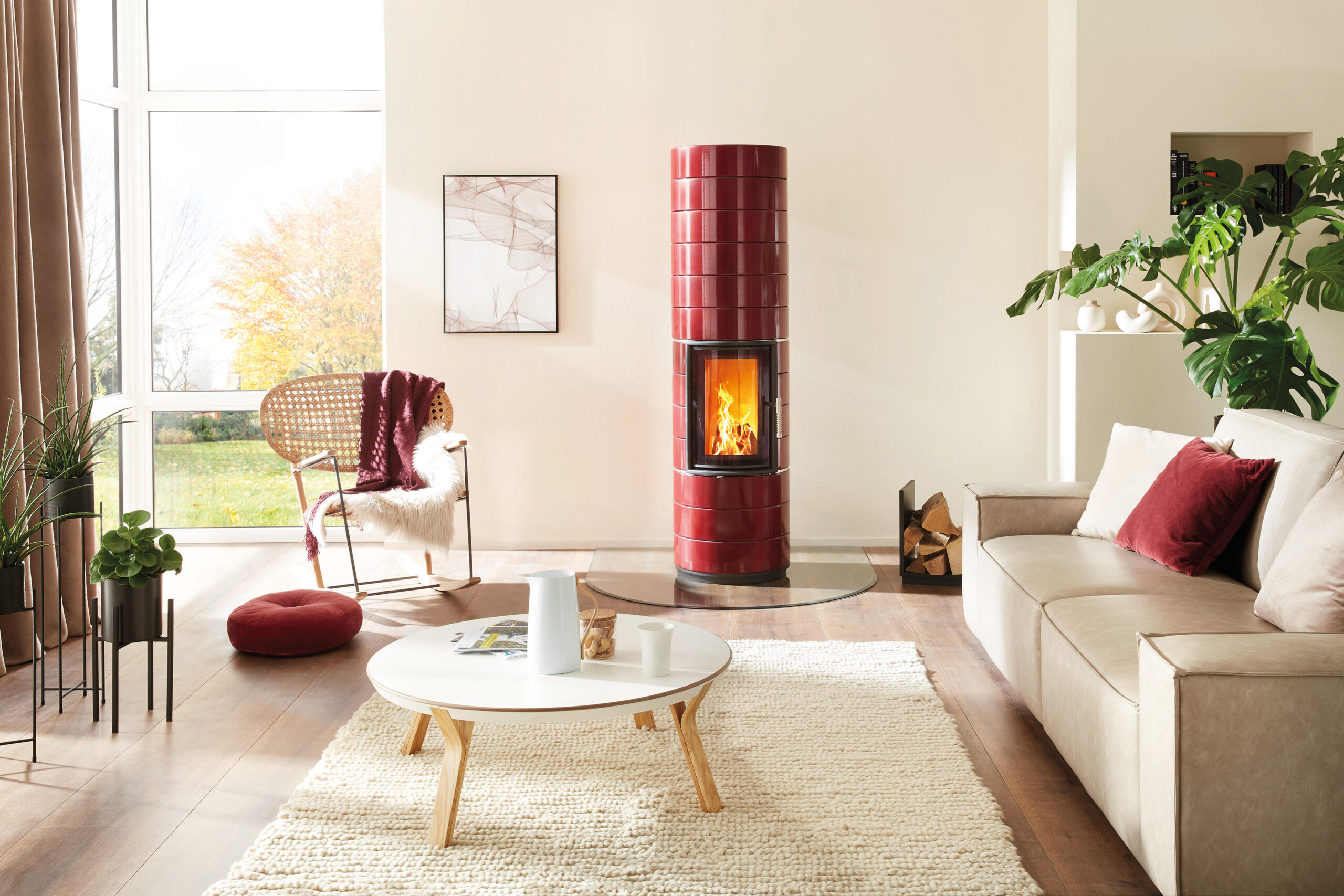 Leda Colona varaava takka | Leda Colona heat-storing fireplace